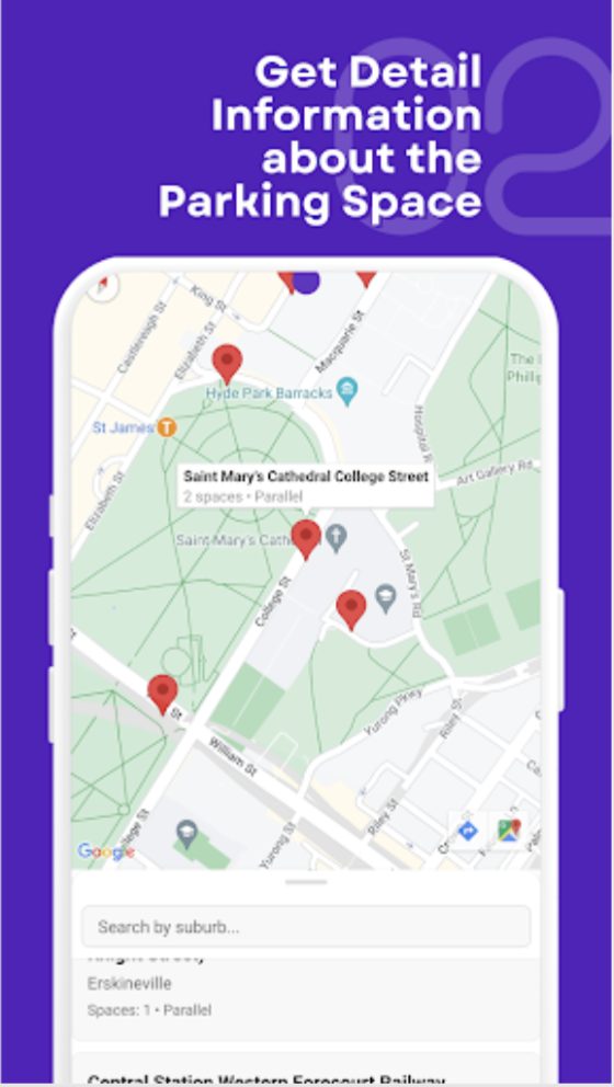 WheelSpace parking detail screenshot