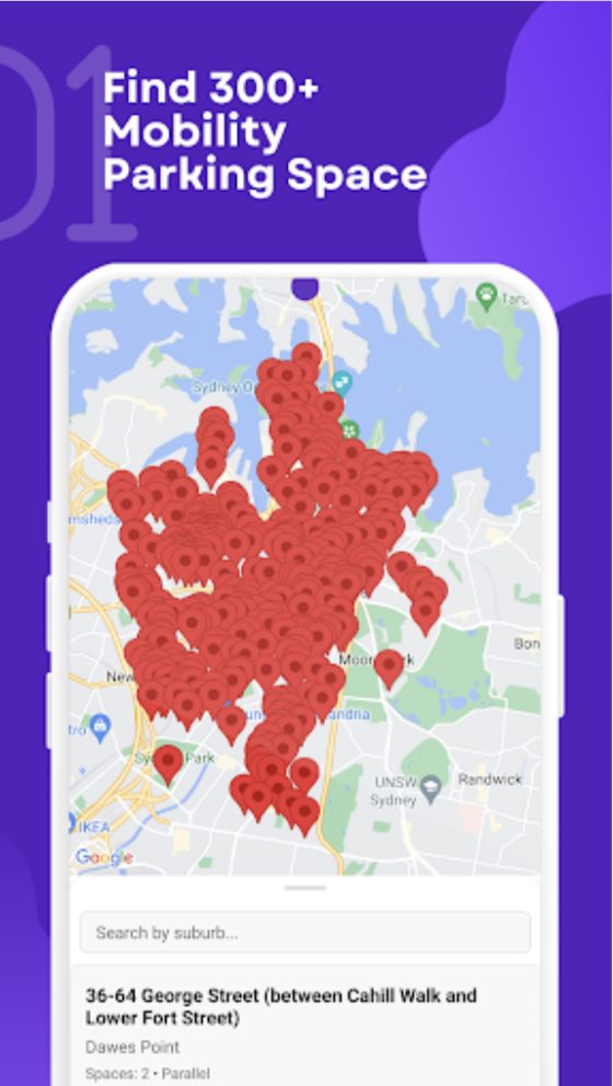 WheelSpace map view screenshot